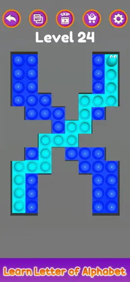 Game screenshot Pop It Maze Kids Puzzle apk
