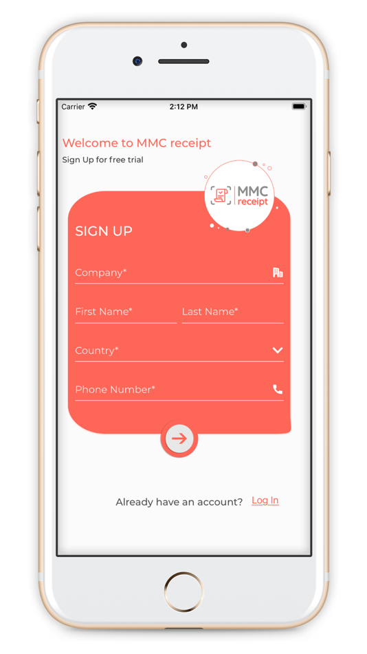 #1. MMC Receipt (iOS) By: Shanu Mehta