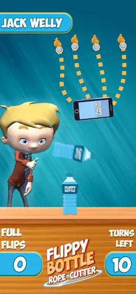 Game screenshot Flippy Bottle: Rope Cutter apk
