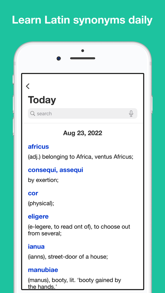 #7. Latin synonym handbook (iOS) 由: Ngoc Anh