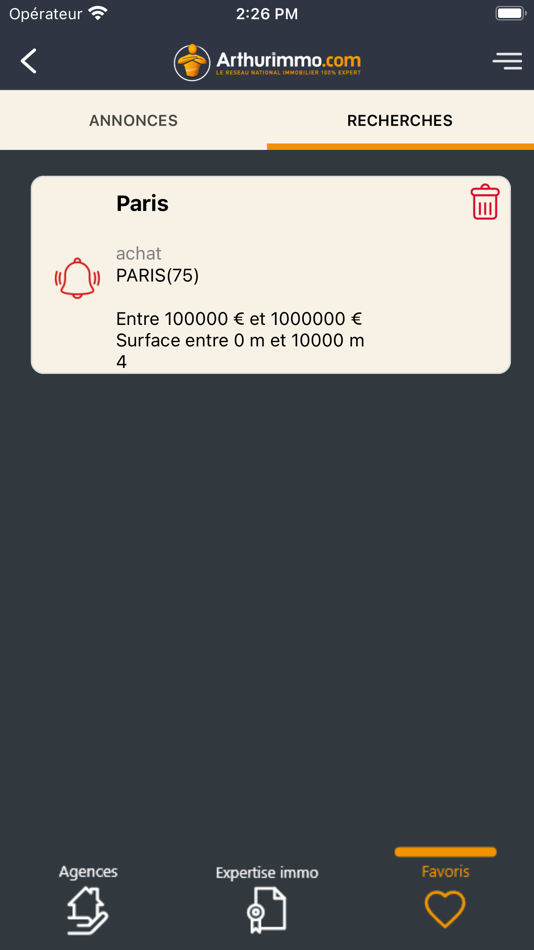 #9. Arthurimmo.com 100% Expert (iOS) بواسطة: Acheter-louer.fr