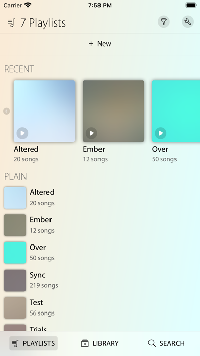Mode Music Player Screenshot