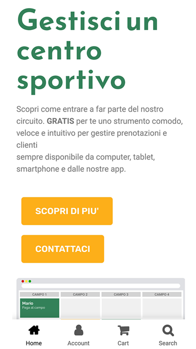 Prenota e Gioca Screenshot