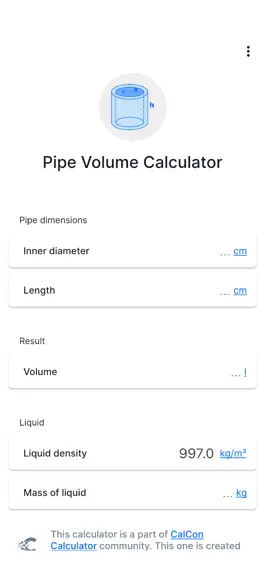 Game screenshot Pipe Volume Calculator mod apk