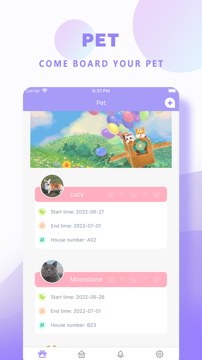 Cat and dog boarding