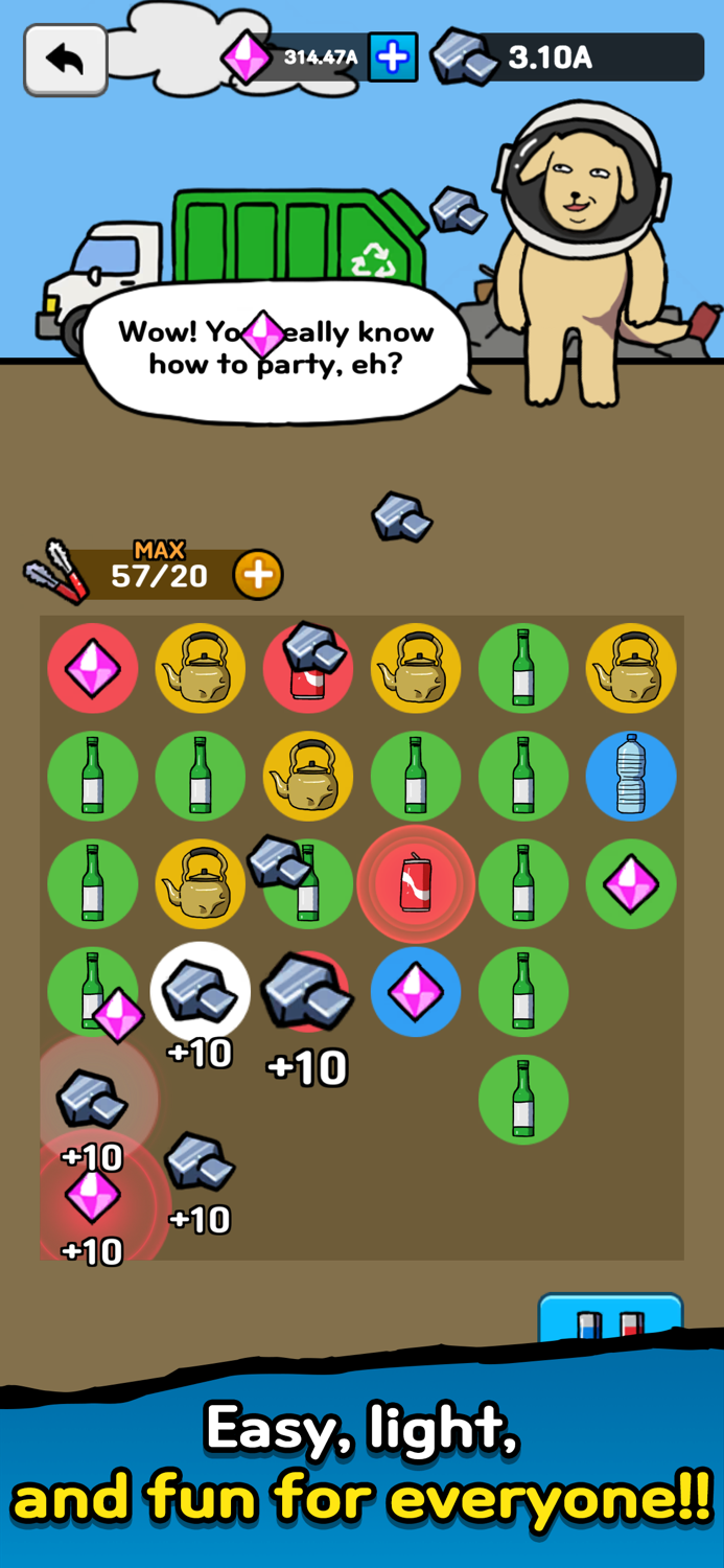 Trash King Clicker Games