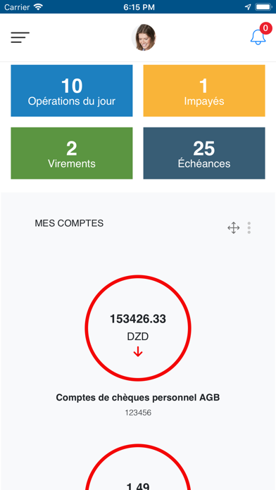 GULF BANK ALGERIE Online Screenshot