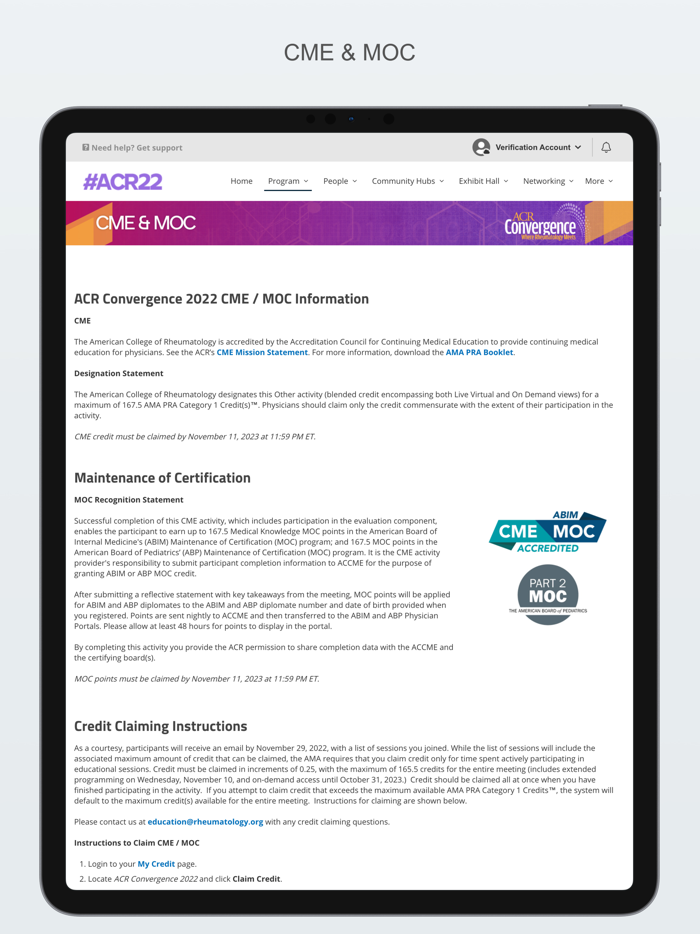 ACR Convergence 2022