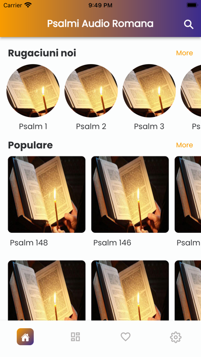 PSALMI Audio in Limba Romana Screenshot