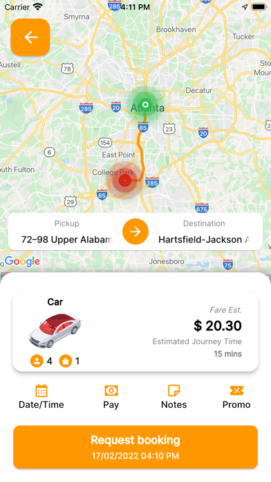 Alianza Passenger Screenshot