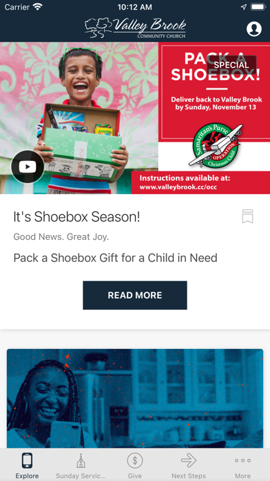 Valley Brook Community Church Screenshot