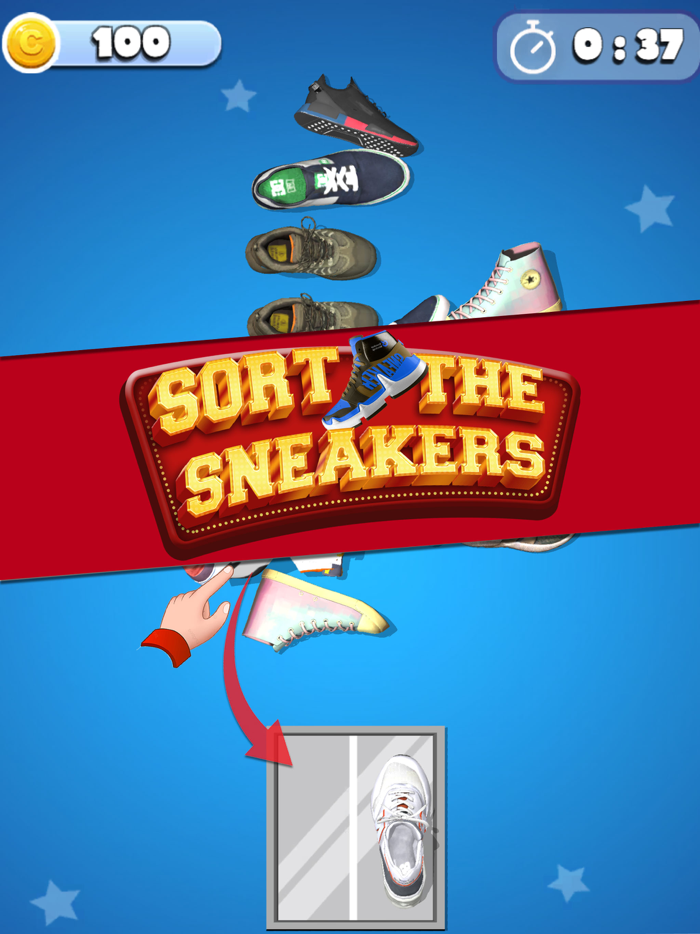 Sneaker Sort Puzzle Game