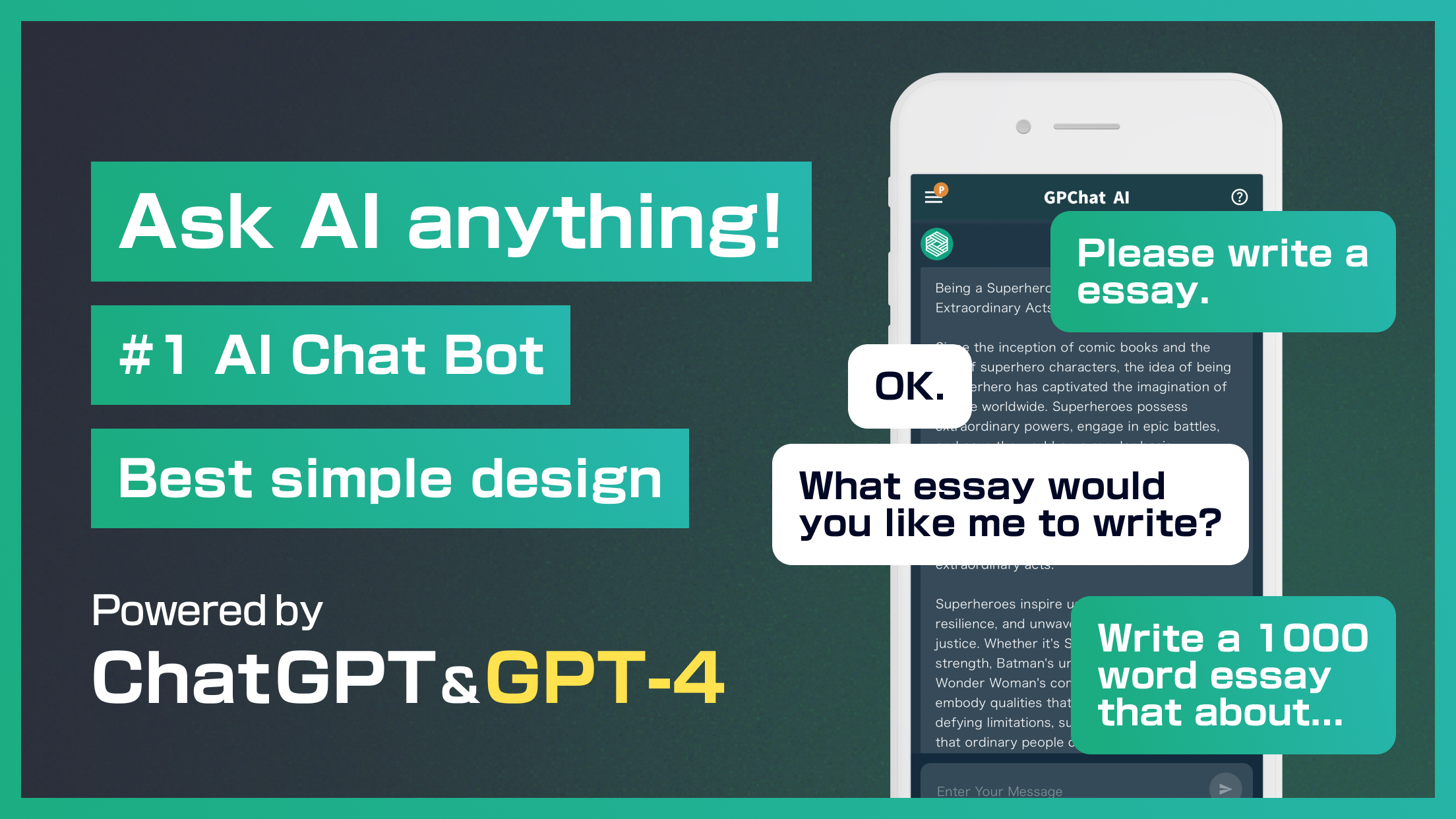 GP Chat - ai chat essay writer