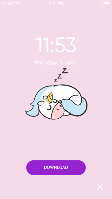 Unicorn kawaii wallpapers HD Screenshot