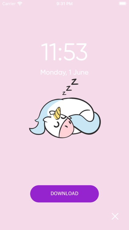 Unicorn kawaii wallpapers HD screenshot-6