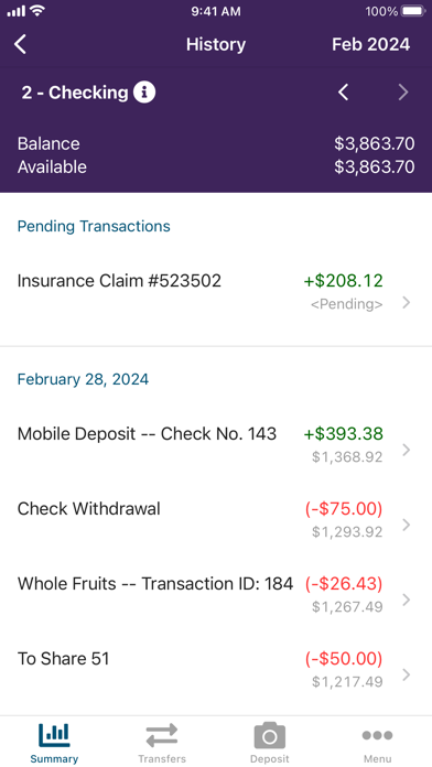 Guthrie Federal Credit Union Screenshot