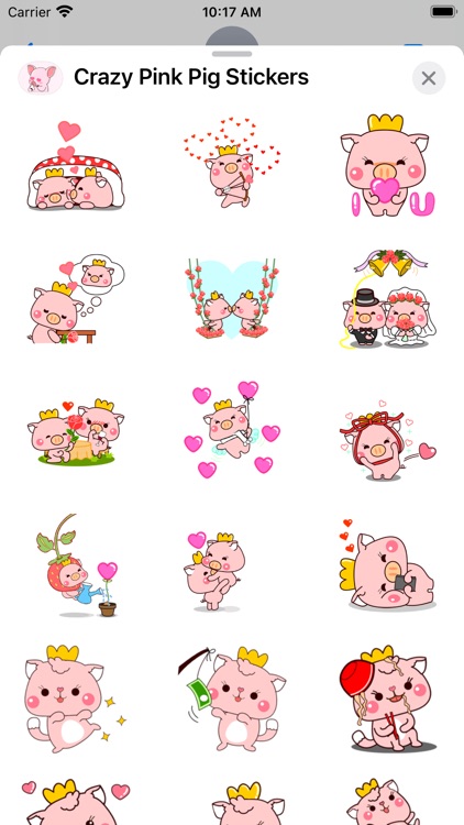 Crazy Pink Pig Stickers screenshot-4