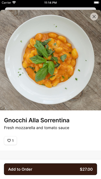 Franco Italian Bistro Screenshot