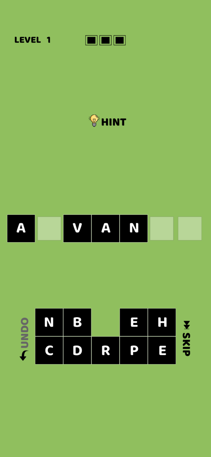 The Second Word - Crossword