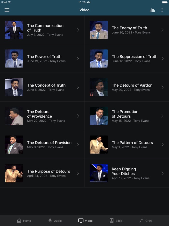 Tony Evans Sermons