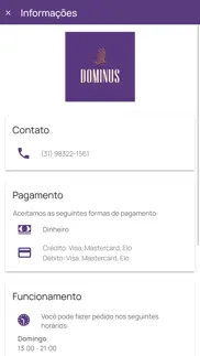 dominus açaí & café premium iphone screenshot 2
