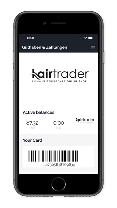 ROMA Friseurbedarf Screenshot
