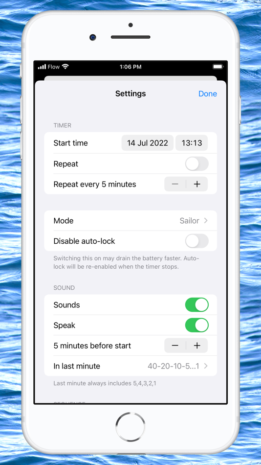 #5. T Minus sailing timer (iOS) 来自: Paul Miller