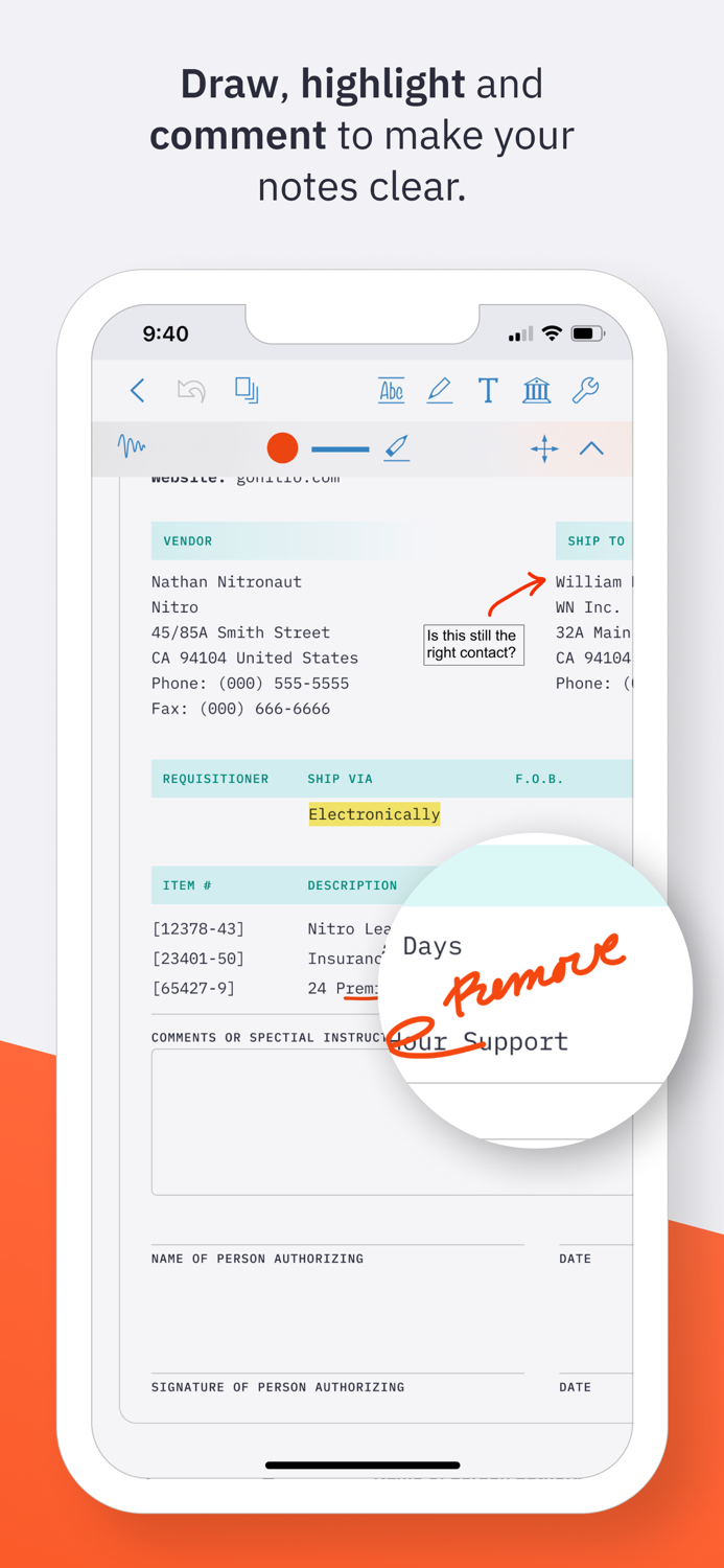 Nitro PDF Pro - iPad and iPhone