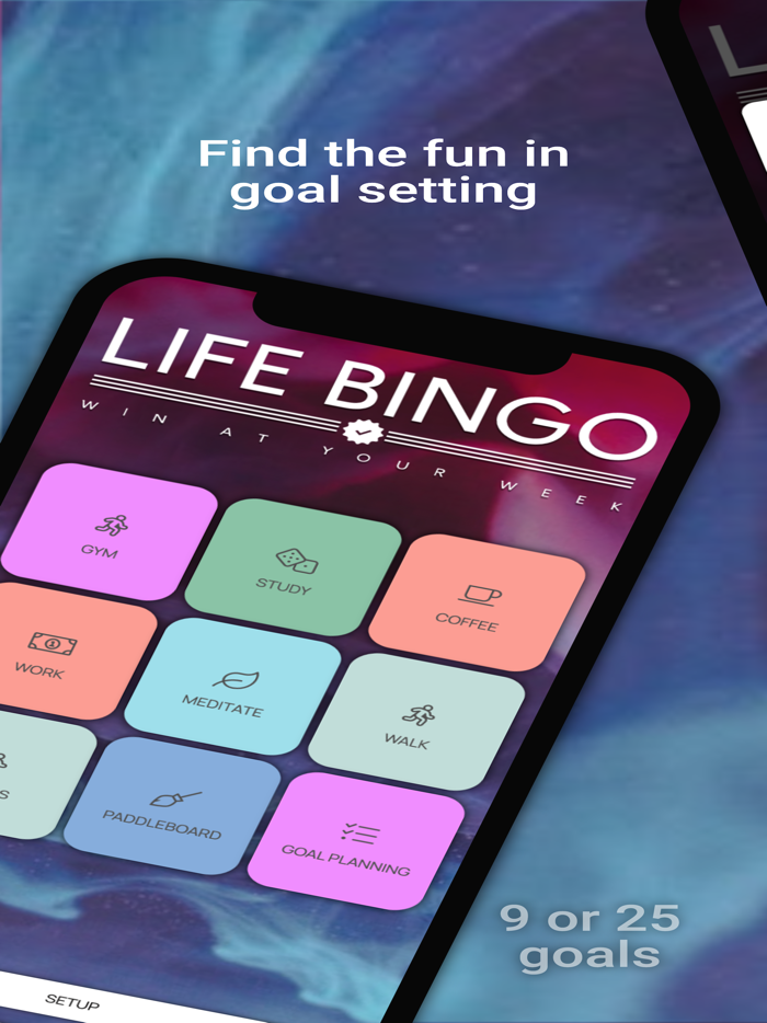 Life Bingo Complete Your Goals