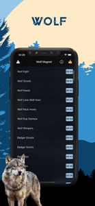 Wolf Magnet - Wolf Sounds screenshot #1 for iPhone