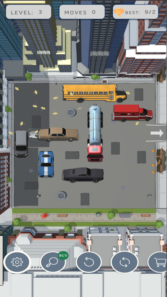 Car Parking Brain Puzzle Game