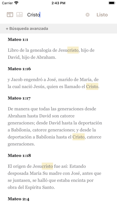 Santa Biblia Versión Recobro Screenshot
