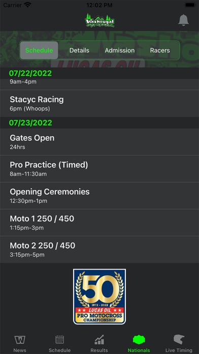Washougal MX Screenshot
