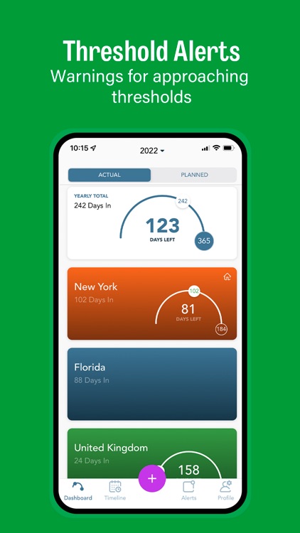 TaxBird - Residency Tracker