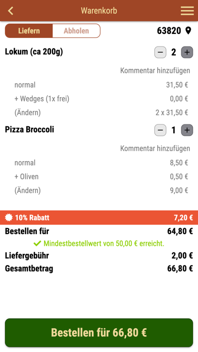Zum Steinofen Wörth Screenshot