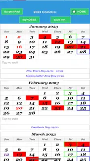 How to cancel & delete 2023 colorcal usps calendar 1