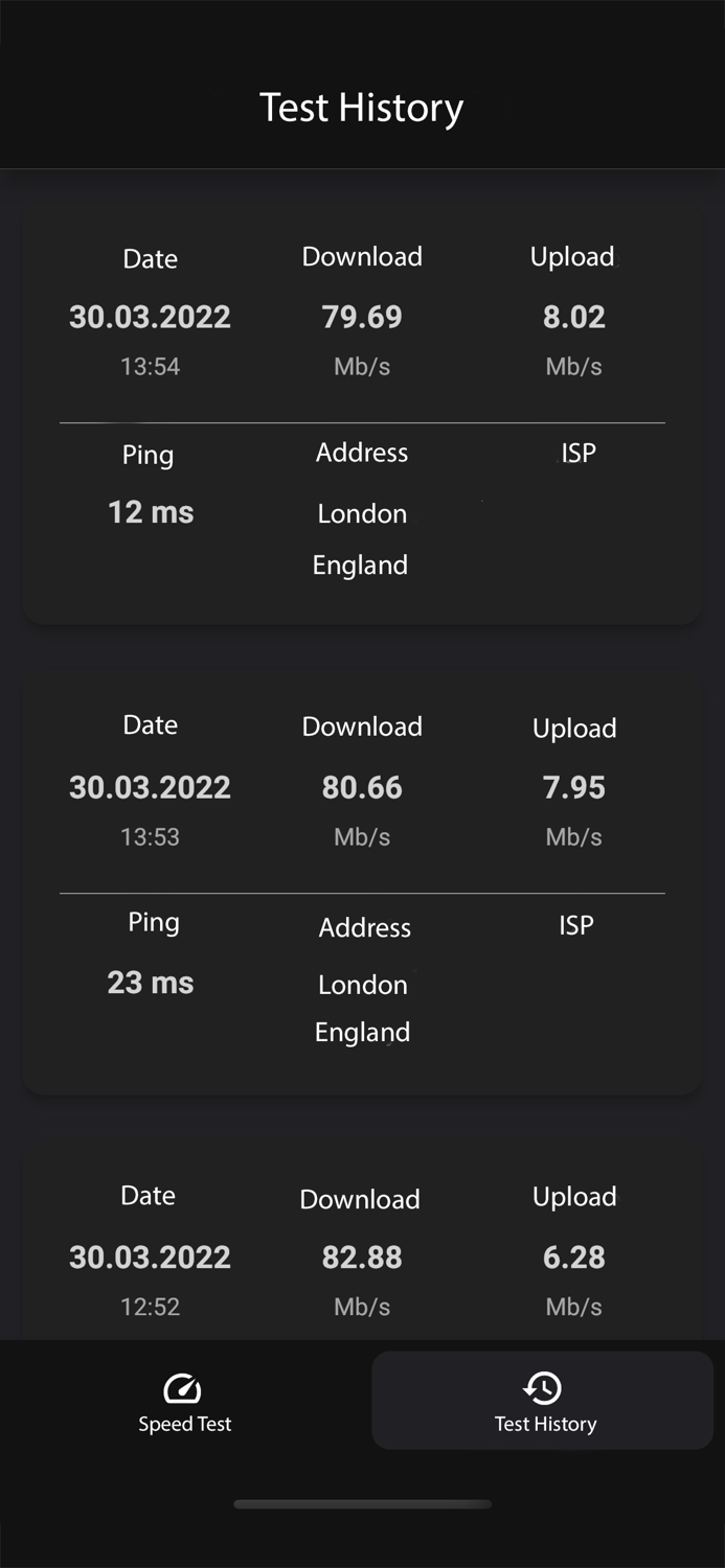 Speed Test by Veriplus