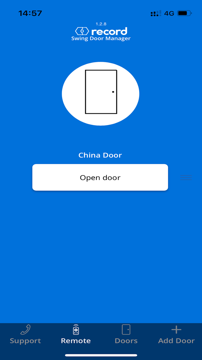 Record Swing Door Mgr