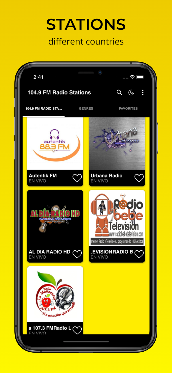 104.9 FM Radio Stations