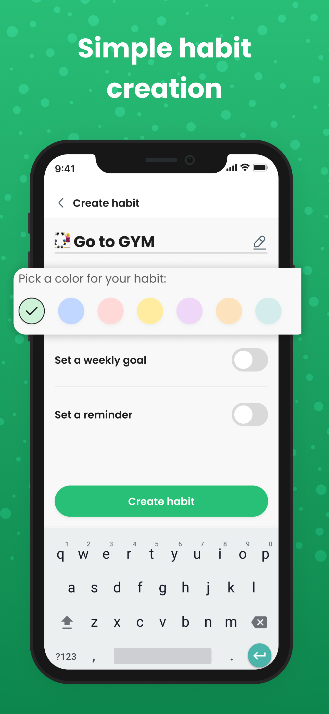 Simple Habit Tracker
