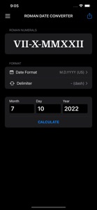 Roman Date Converter screenshot #2 for iPhone