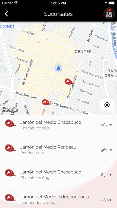 Club Jamón del Medio Screenshot