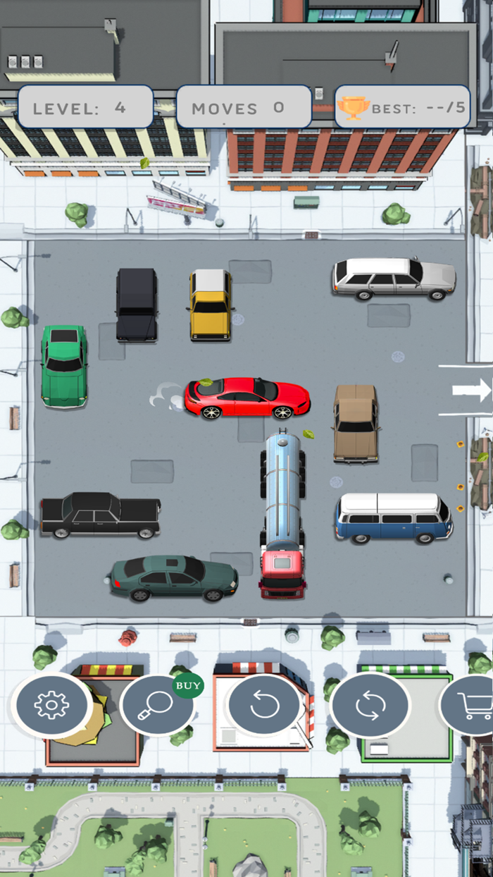 Car Parking Brain Puzzle Game