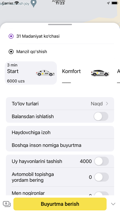 Brand Taxi Screenshot