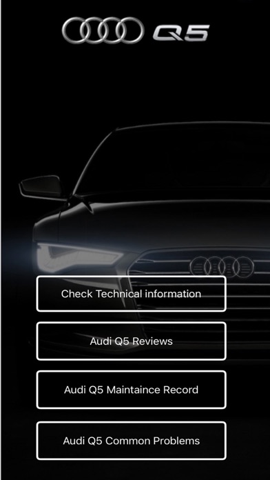 My Audi Q5 Screenshot