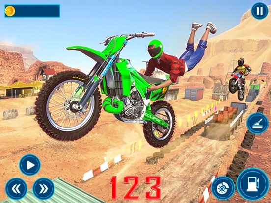 Screenshot #6 pour Moto Vélo Cascade Courses Jeu