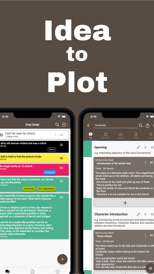 #1. Story Plotter - idea to plot - (iOS) Von: Hajime Hata