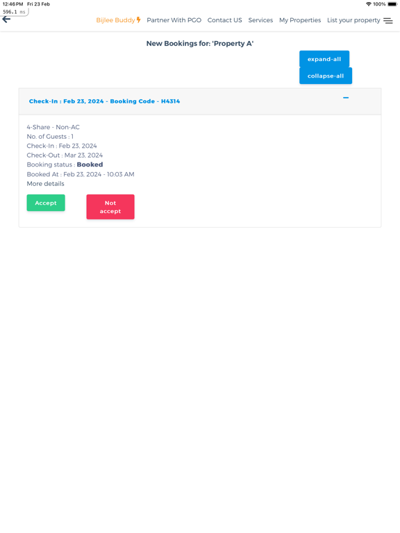 PGO Host iPad screenshot
