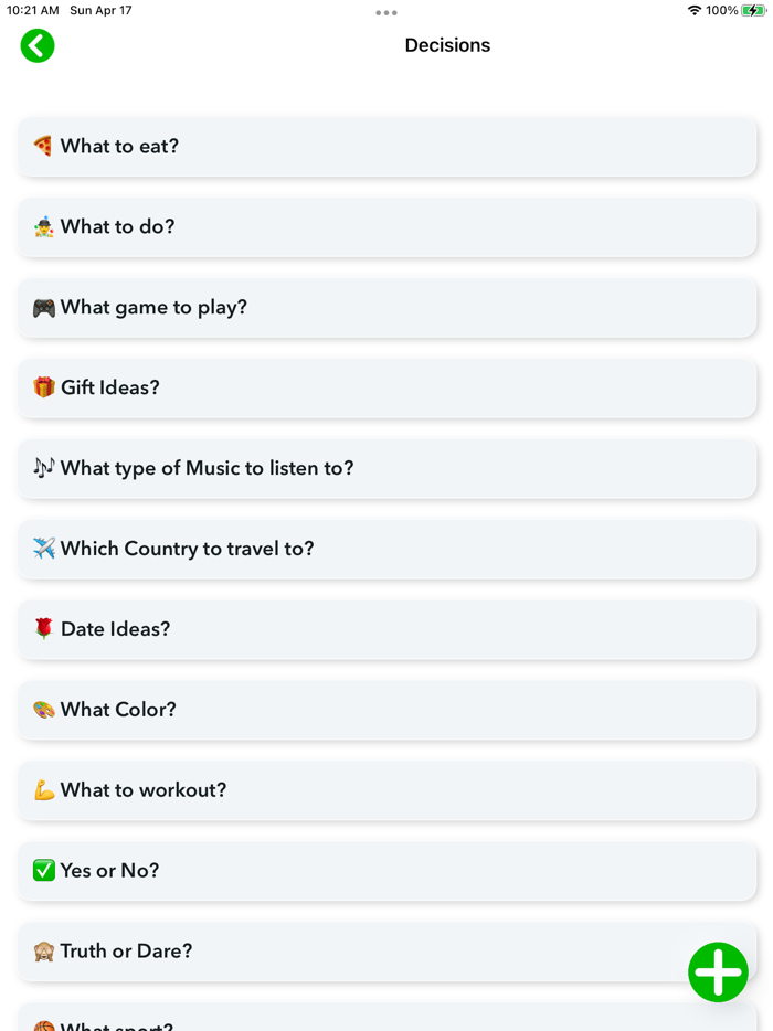 Decision wheel Generator lucky