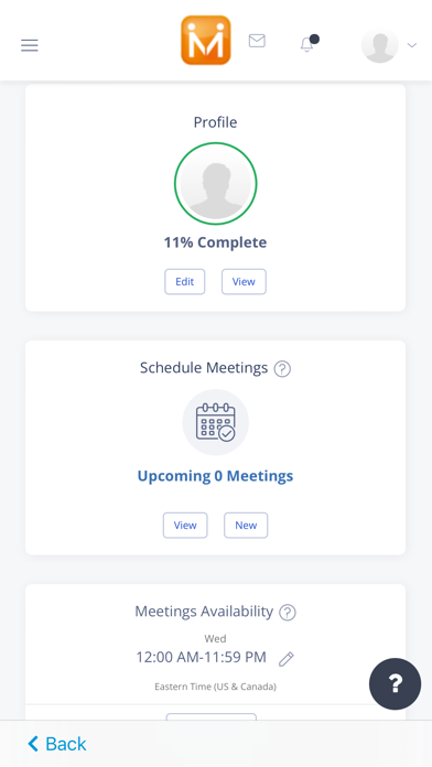 MentorCity App Screenshot